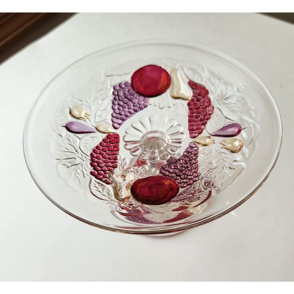 Westmoreland Glass Della Robbia Mint Compote Tidbit Tray Cake Plate 1928-1940 - Picture 2 of 11